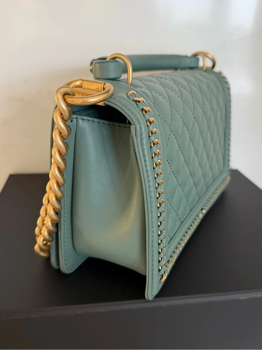 CHANEL Top Handle Boy Bag